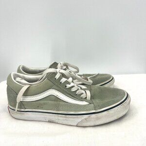 Vans Old Skool Gray Suede Canvas Low Top Sneakers Women's 5.5